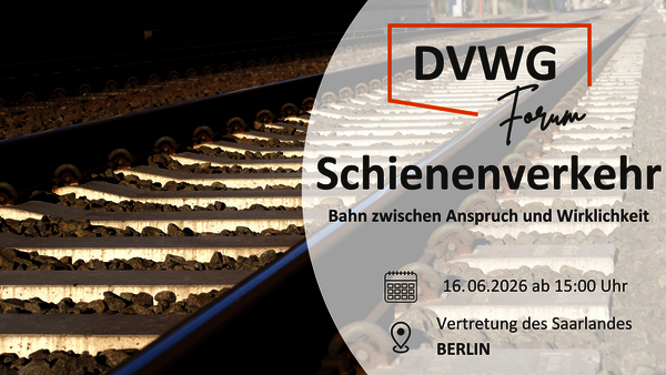 Banner DVWG-Forum Schienenverkehr